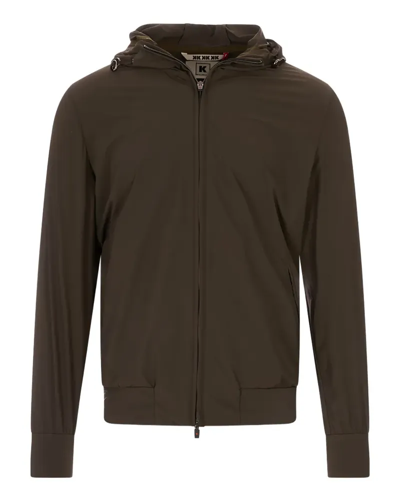 KIRED zip-up hooded jacket - Braun Braun