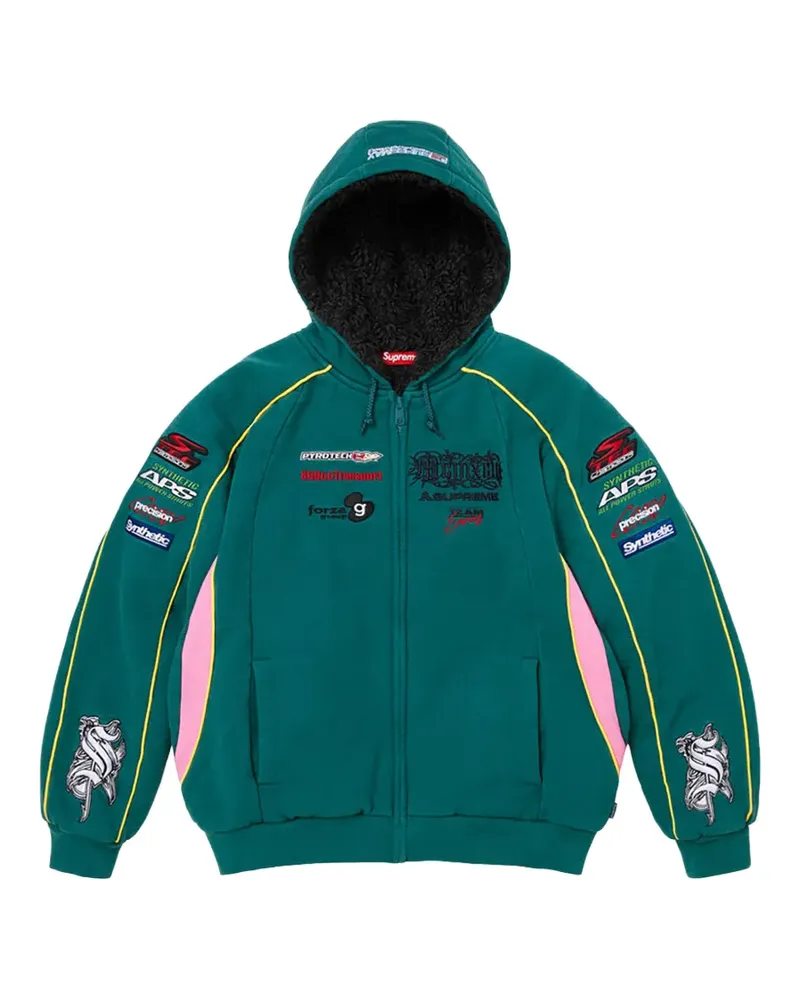 Supreme Being Kapuzenjacke mit Logo-Patch - Grün Grün