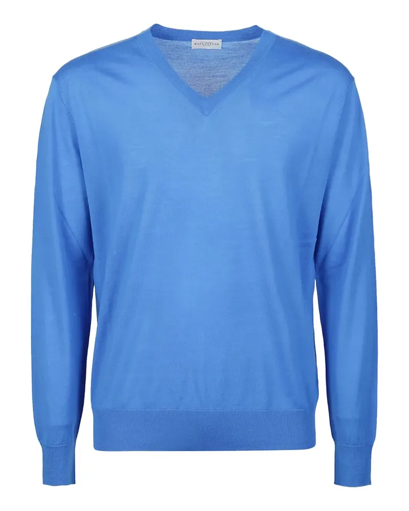 Ballantyne Pullover mit V-Ausschnitt - Blau Blau