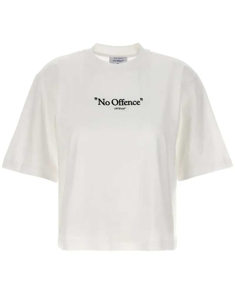 OFF-WHITE No Offense T-Shirt - Weiß Weiß