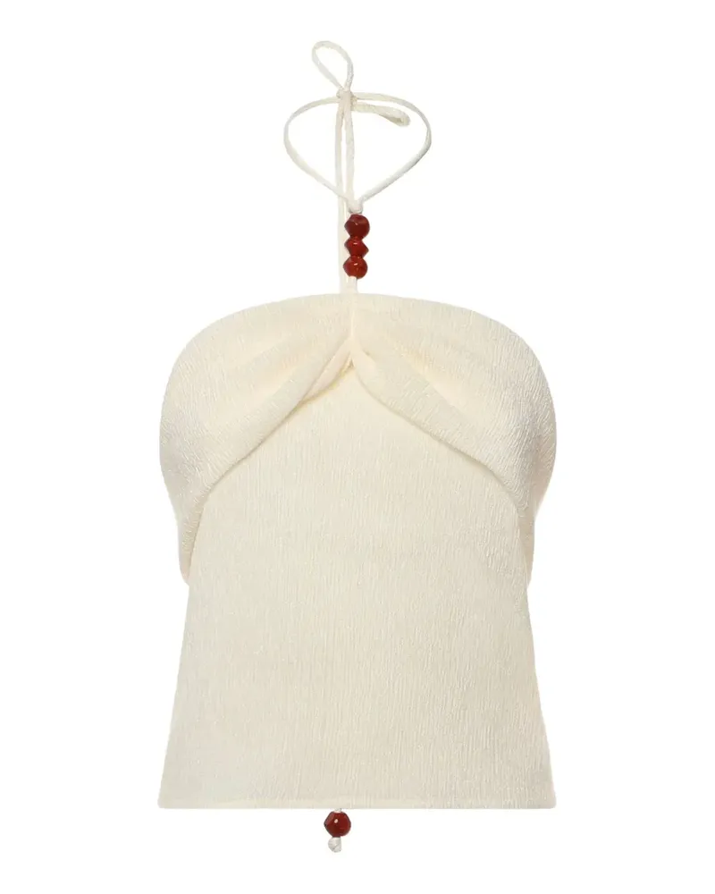 Magda Butrym halterneck top - Nude Nude