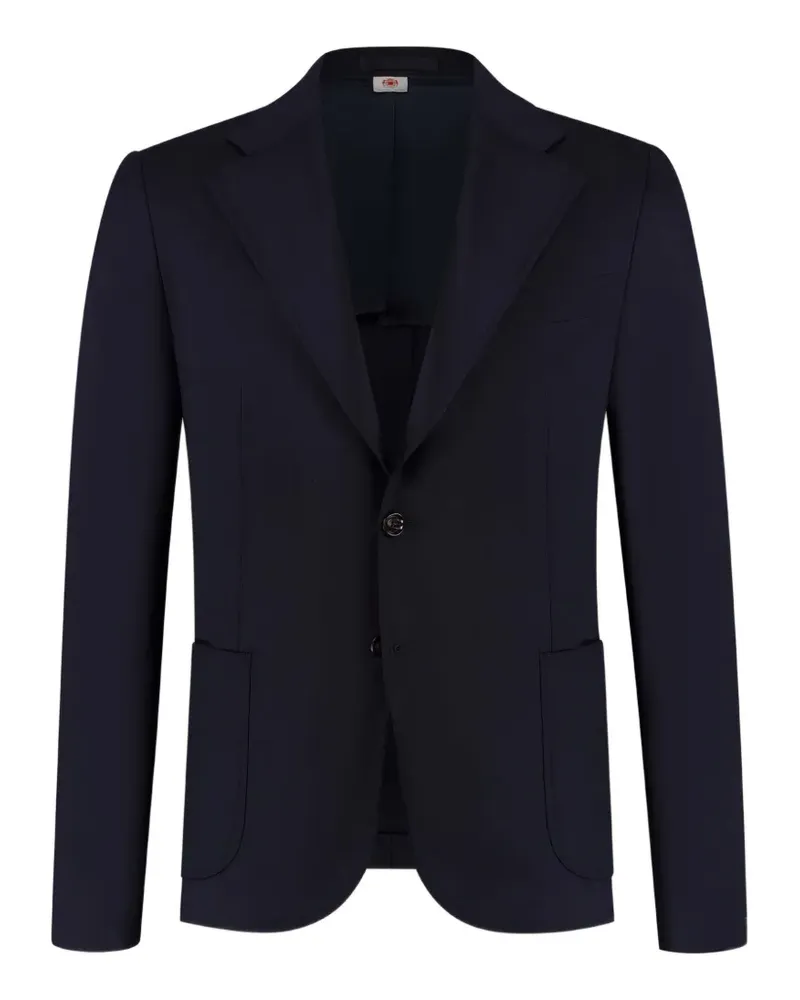 Luigi Borrelli single-breasted blazer - Blau Blau