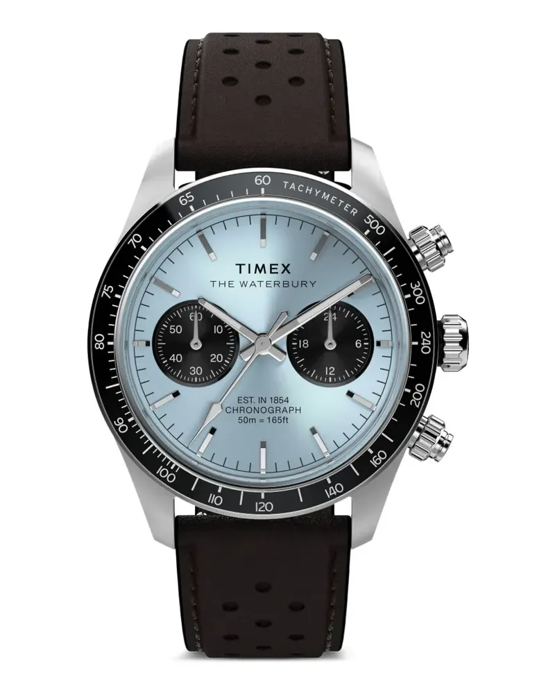Timex Waterbury Heritage Chronograph 39mm - Blau Blau