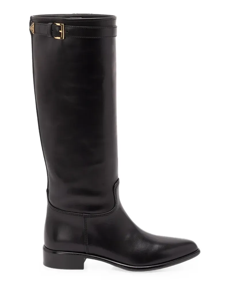 Prada leather boots - Schwarz Schwarz