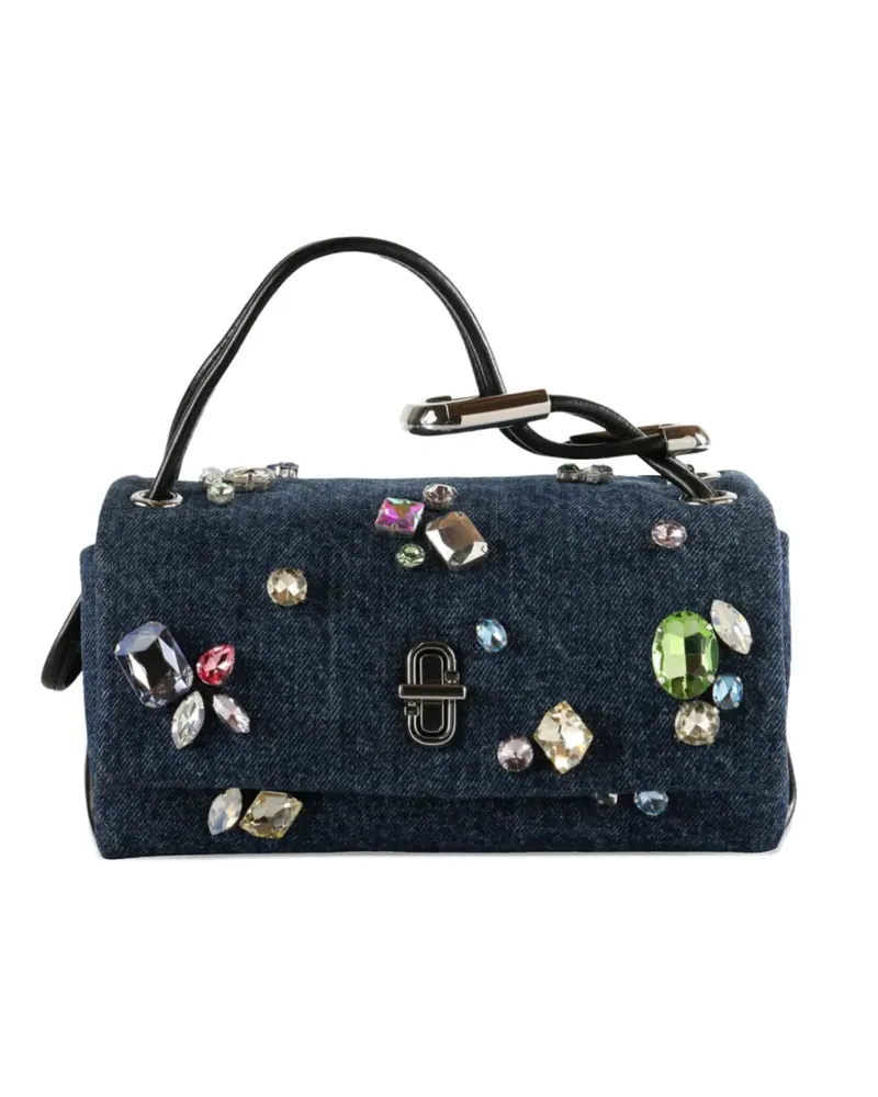 Marc Jacobs embellished top handle tote bag - Blau Blau
