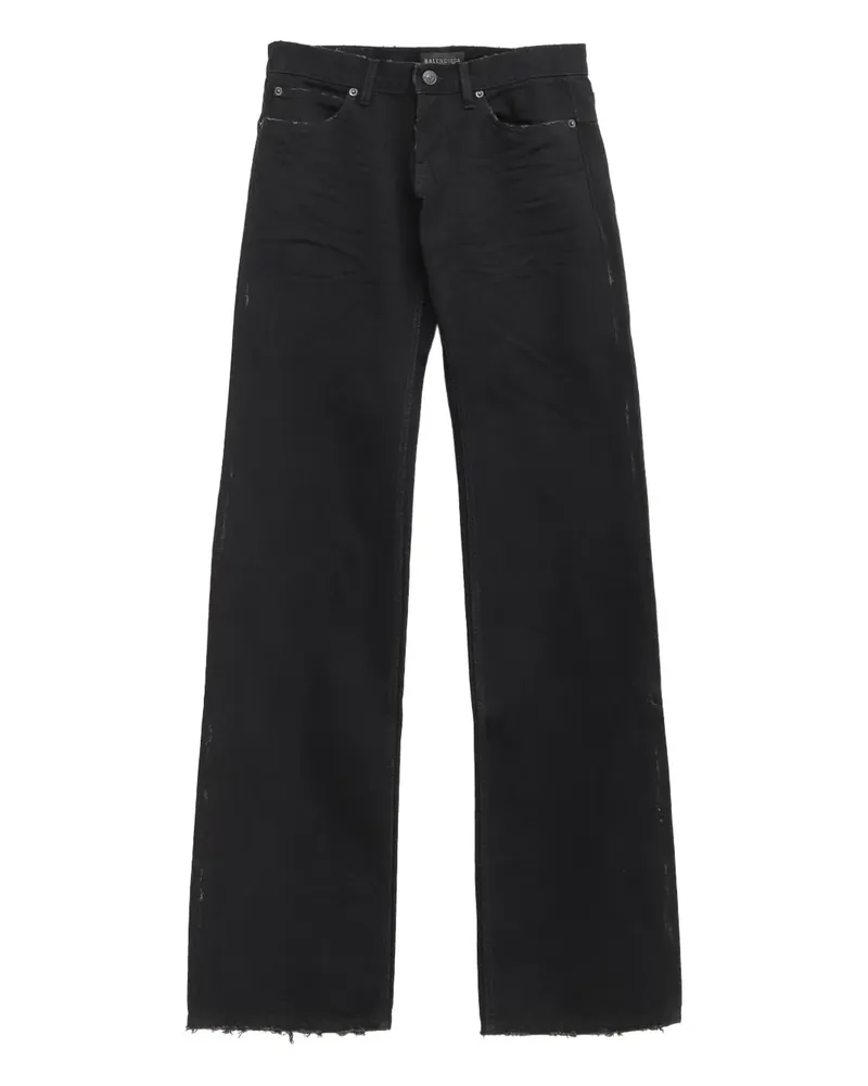 Balenciaga Jeans mit weitem Bein - Schwarz Schwarz