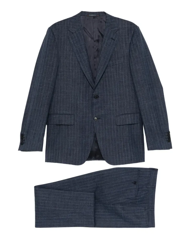 Canali striped two-piece suit - Blau Blau