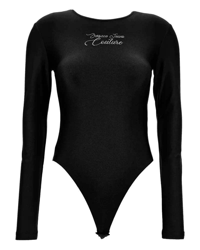 Versace Jeans Langärmeliger Body - Schwarz Schwarz