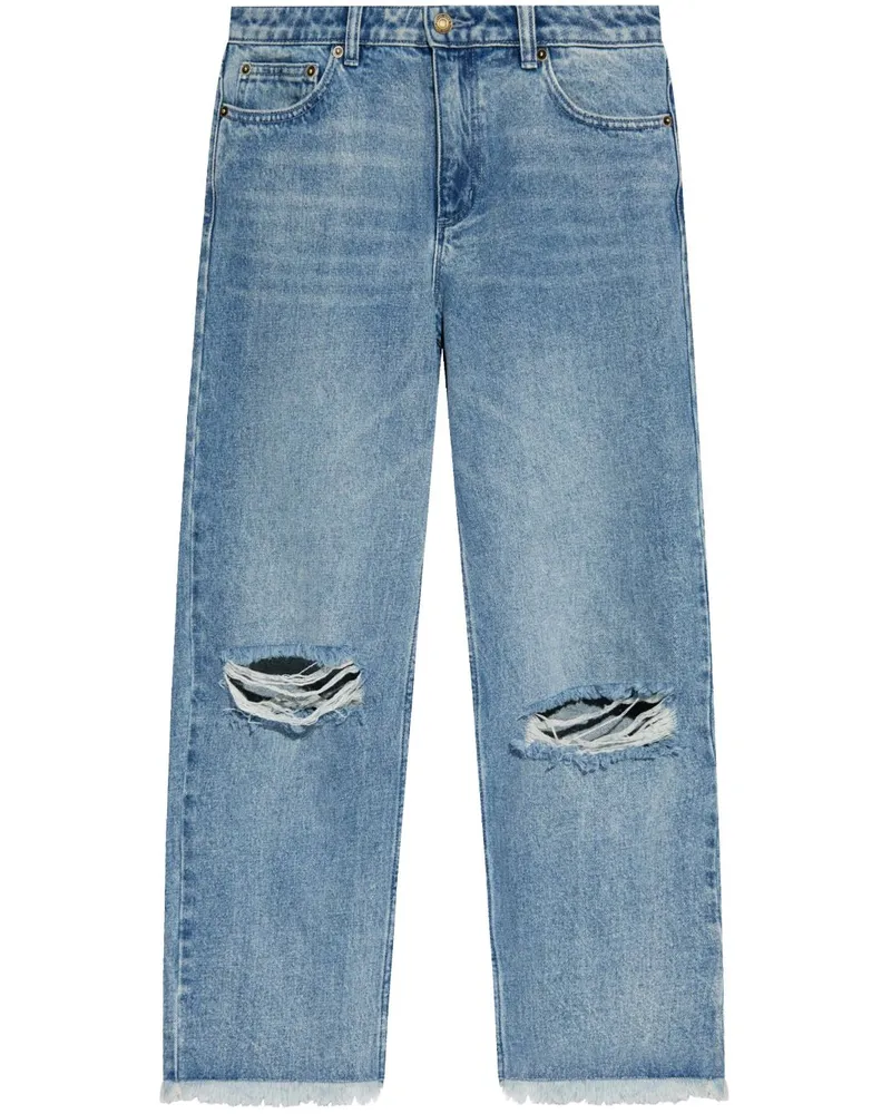 Michael Kors Jeans im Distressed-Look - Blau Blau