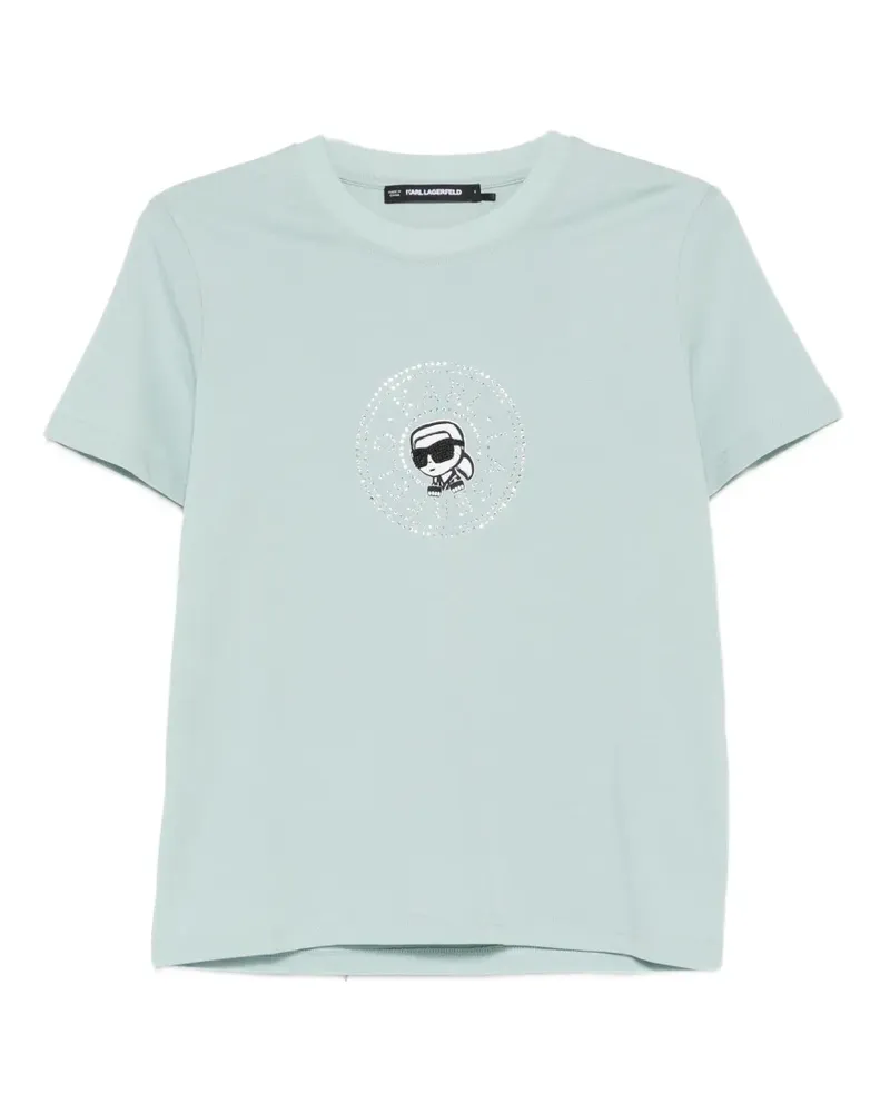 Karl Lagerfeld Ikon cotton T-shirt - Blau Blau