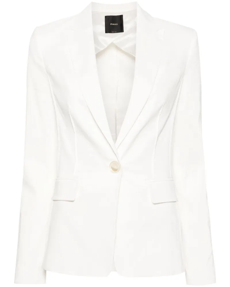 Pinko Ghera Blazer aus Leinengemisch - Weiß Weiß