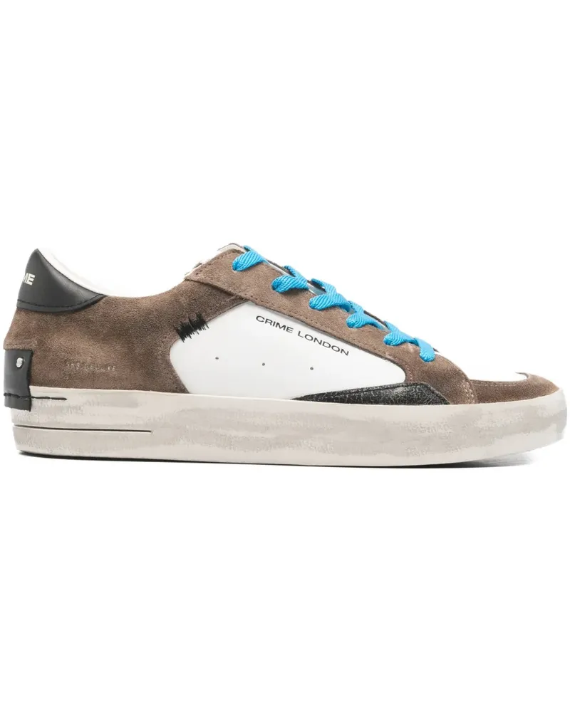 Crime suede panelled sneakers - Braun Braun