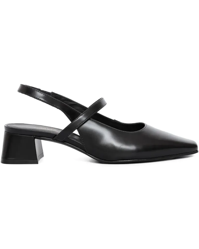Sarah Chofakian Slingback-Pumps 35mm - Schwarz Schwarz