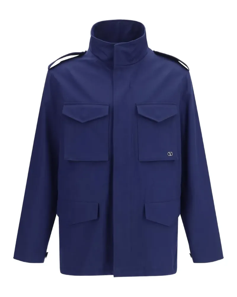 Valentino Garavani VLogo Signature Schulterklappenjacke - Blau Blau