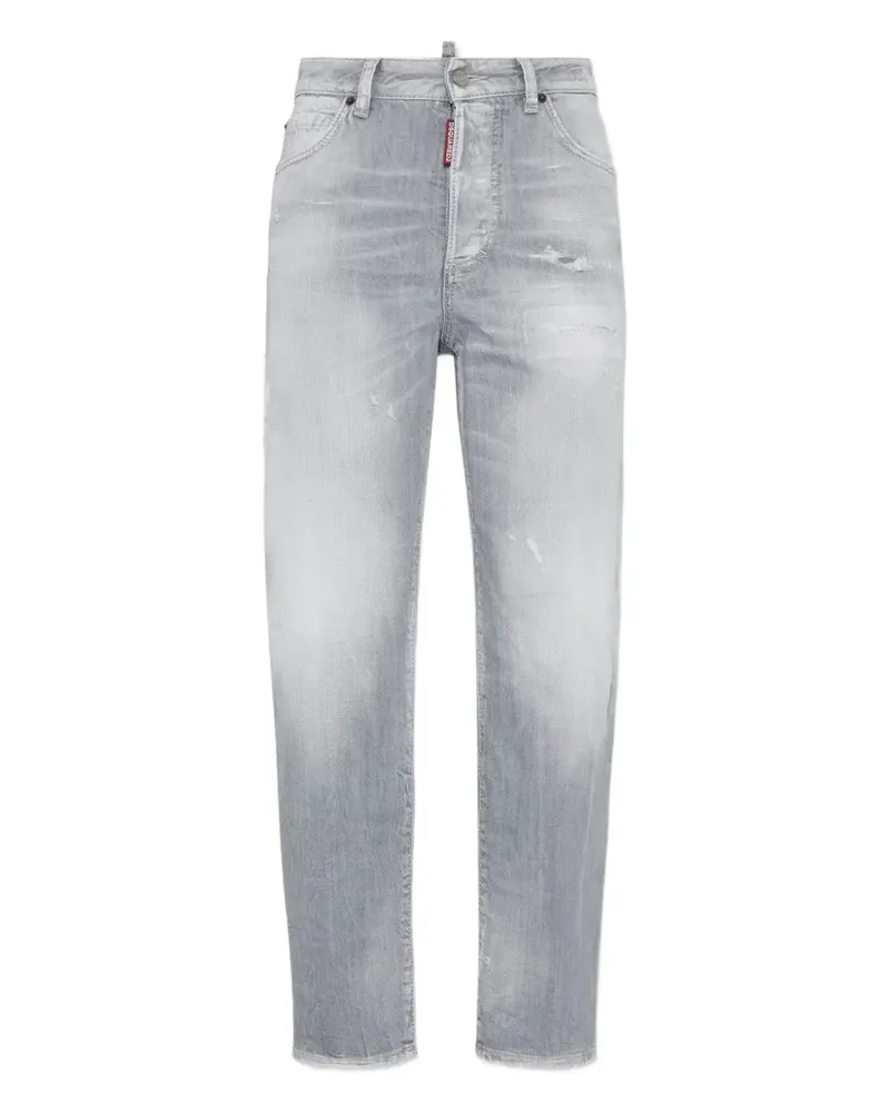Dsquared2 Jeans mit Logo-Patch - Grau Grau