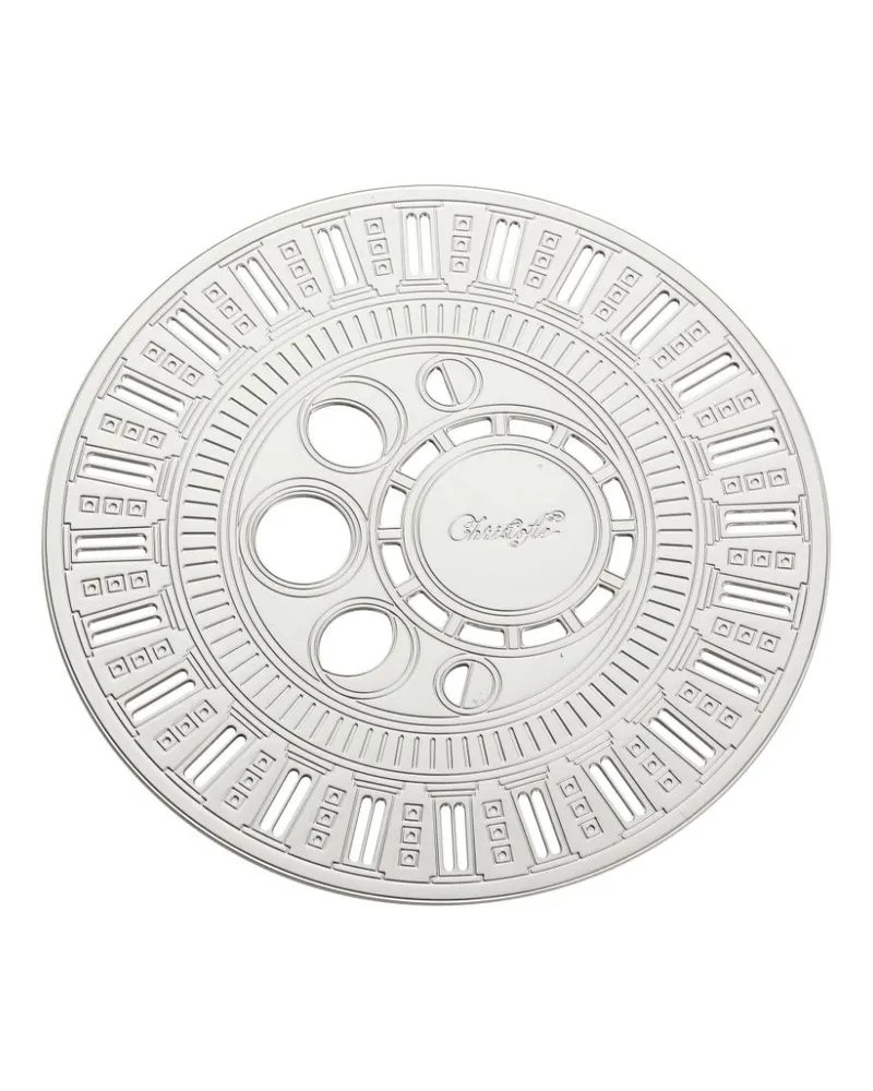 Christofle Rêve Cosmique Untersetzer-Set (9cm) - Silber Silber