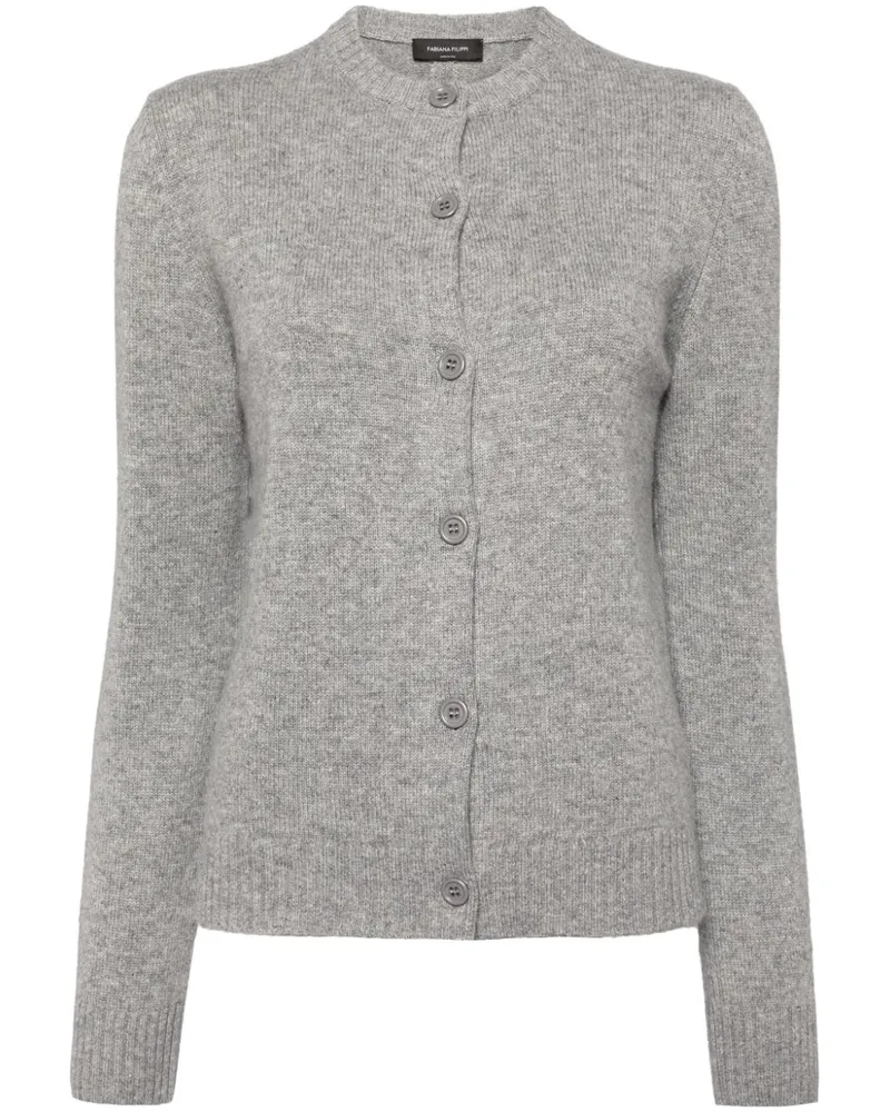 Fabiana Filippi Cardigan mit offenem Detail - Grau Grau