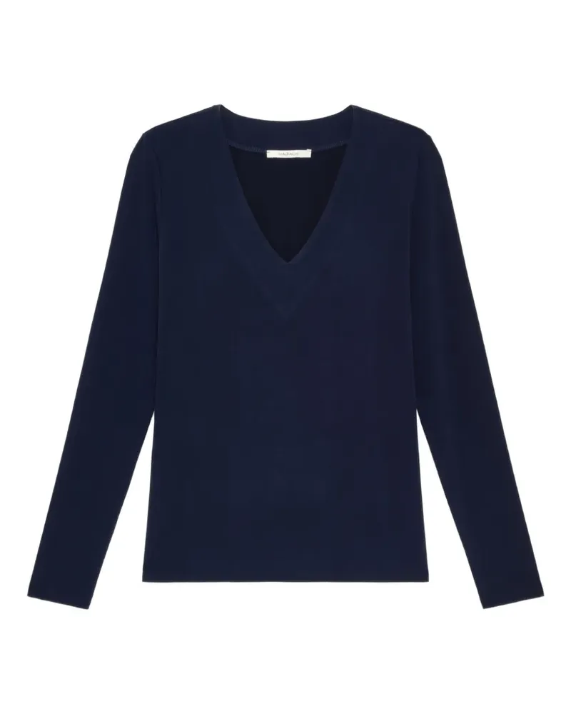 Maliparmi V-neck long-sleeve T-shirt - Blau Blau