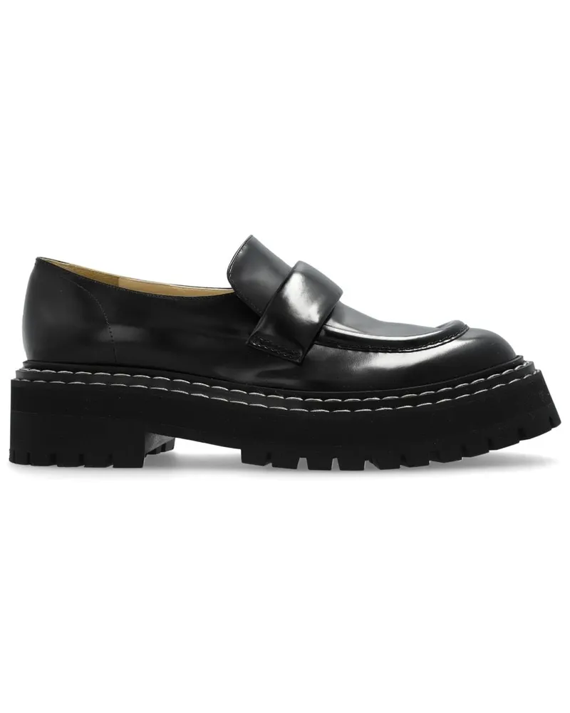 Proenza Schouler Loafer aus Leder - Schwarz Schwarz