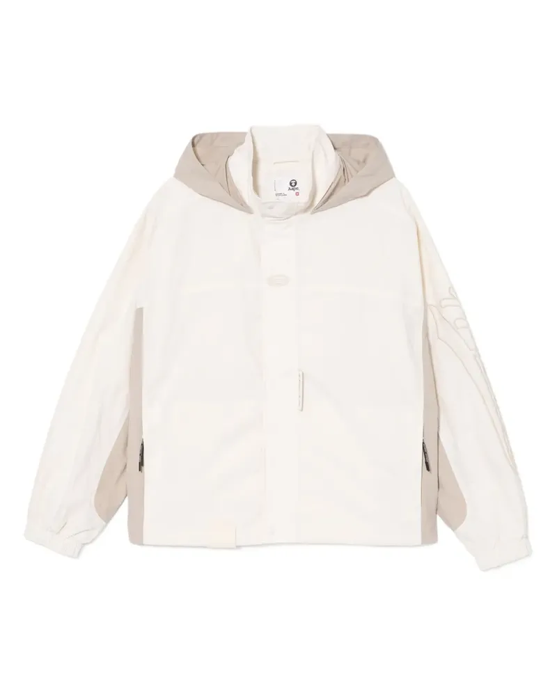 BAPE Jacke mit Logo-Stickerei - Nude Nude