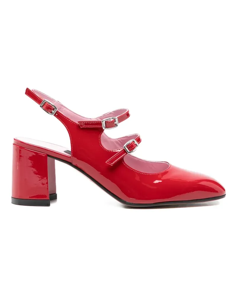 Carel Banana Pumps mit Schnallenriemen - Rot Rot