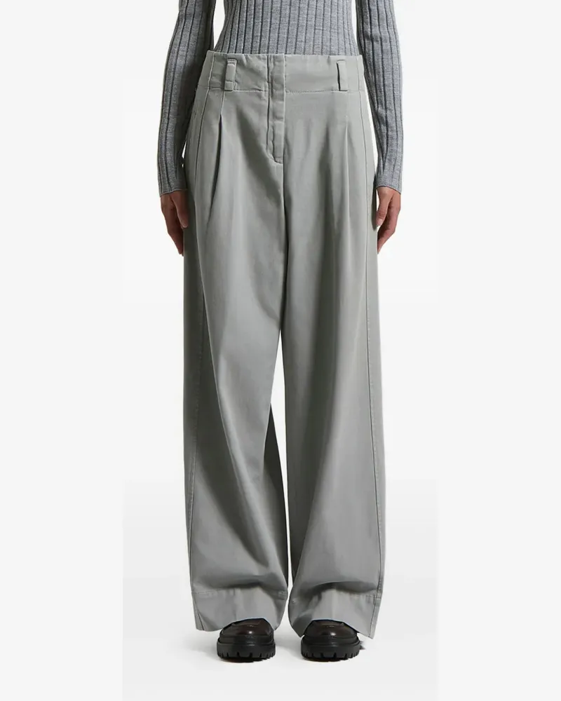 Peserico Plissierte Hose - Grau Grau