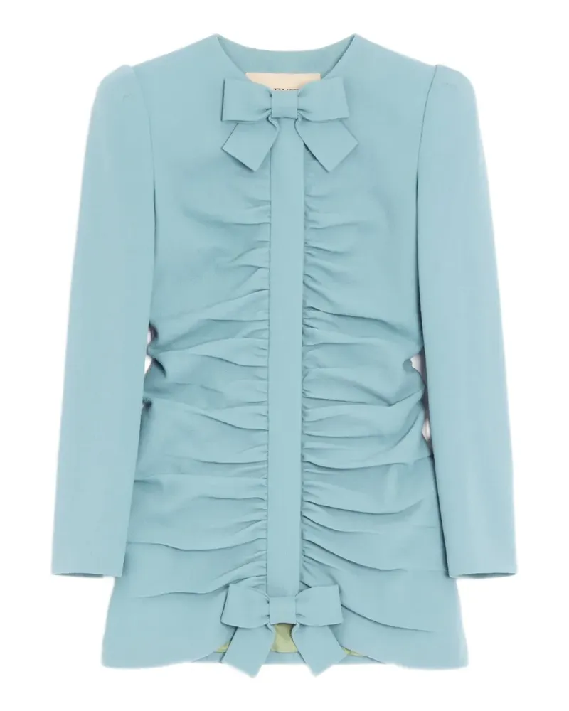 Valentino Garavani crispy light wool jacket - Blau Blau