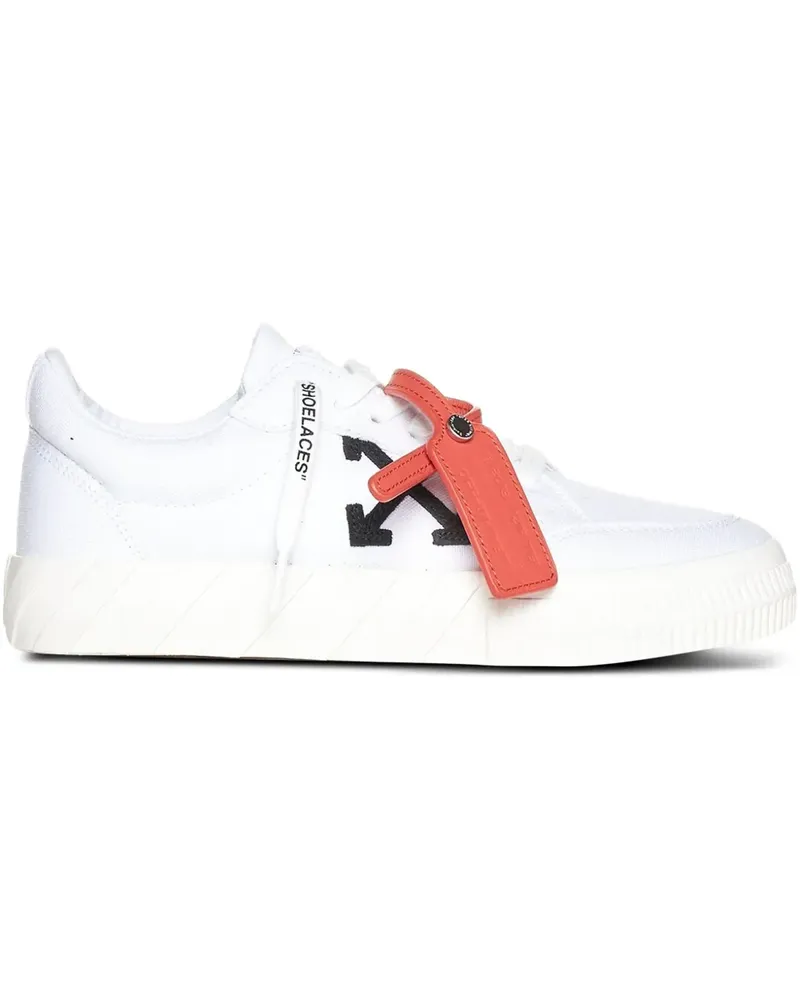 OFF-WHITE Low Vulcanized Sneakers - Weiß Weiß