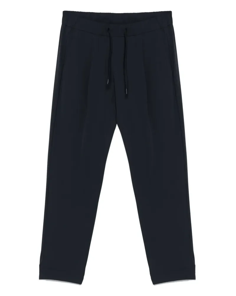 Herno Hose mit Logo-Applikation - Blau Blau
