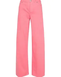 A.P.C. Weite Elisabeth High-Waist-Jeans Rosa