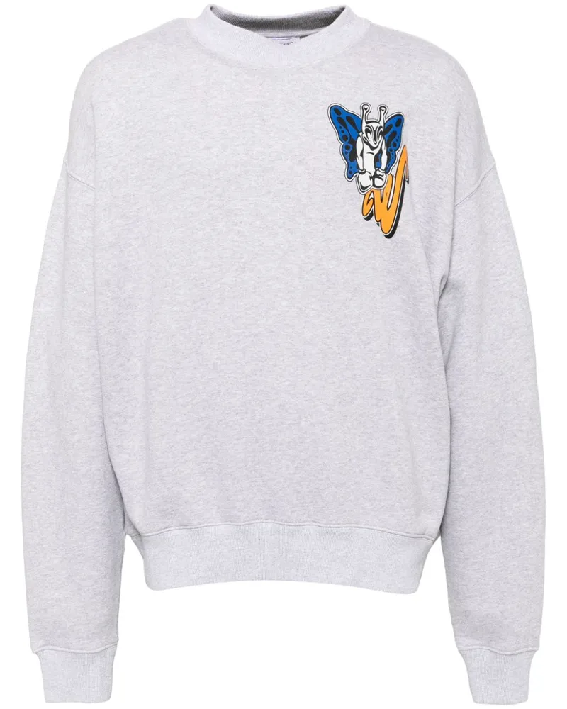 OFF-WHITE Gang Skate Hoodie - Grau Grau
