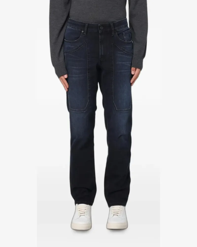 Jeckerson panelled slim-fit jeans - Blau Blau