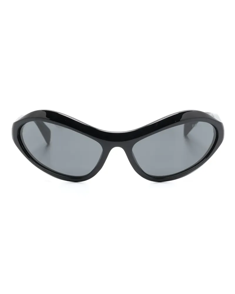 Prada Klassische Cat-Eye-Sonnenbrille - Schwarz Schwarz