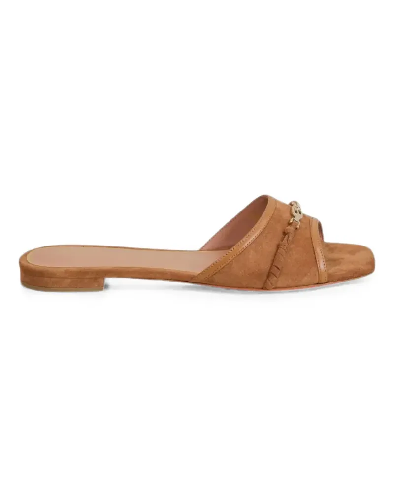 Santoni suede sandals - Braun Braun