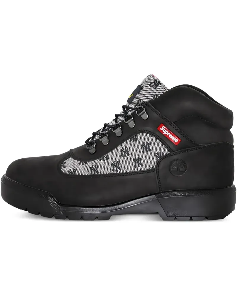 Timberland x Supreme Field Schnürstiefel - Schwarz Schwarz