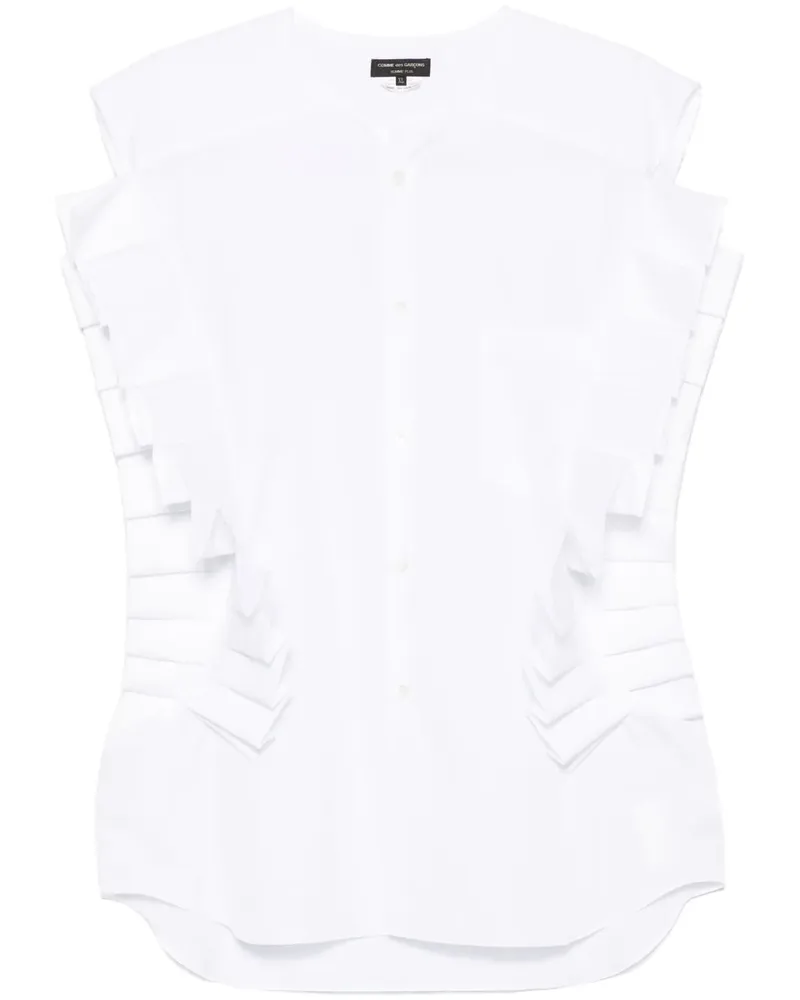 Comme des Garçons Klassisches Hemd - Weiß Weiß