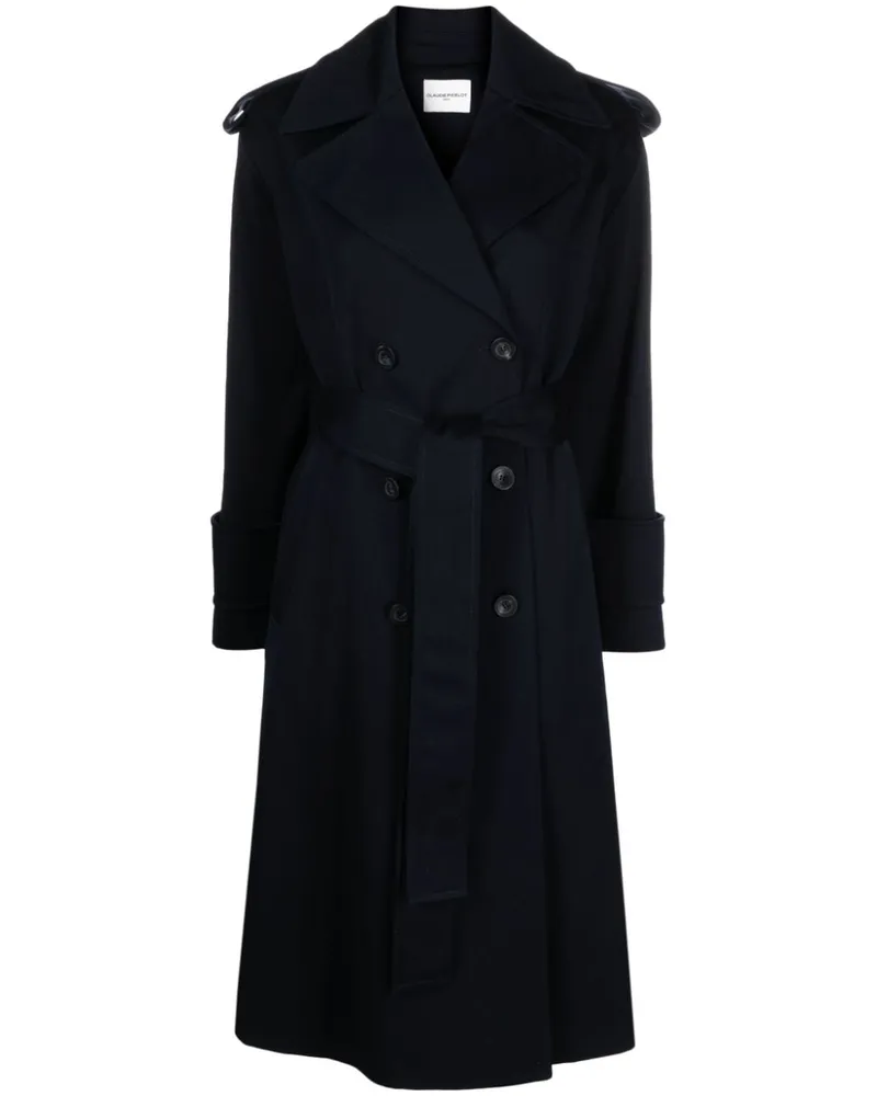 Claudie Pierlot Klassischer Trenchcoat Blau