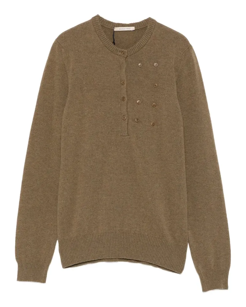 Paloma Wool button-embellished knitted sweater - Grün Grün