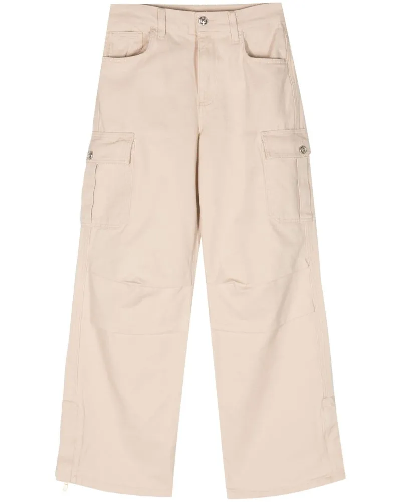 Liu Jo Weite High-Rise-Jeans - Nude Nude