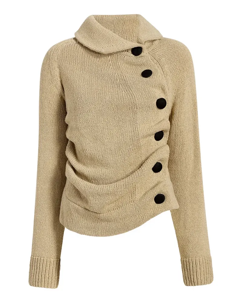 KHAITE Cardigan mit Knopf vorne - Nude Nude
