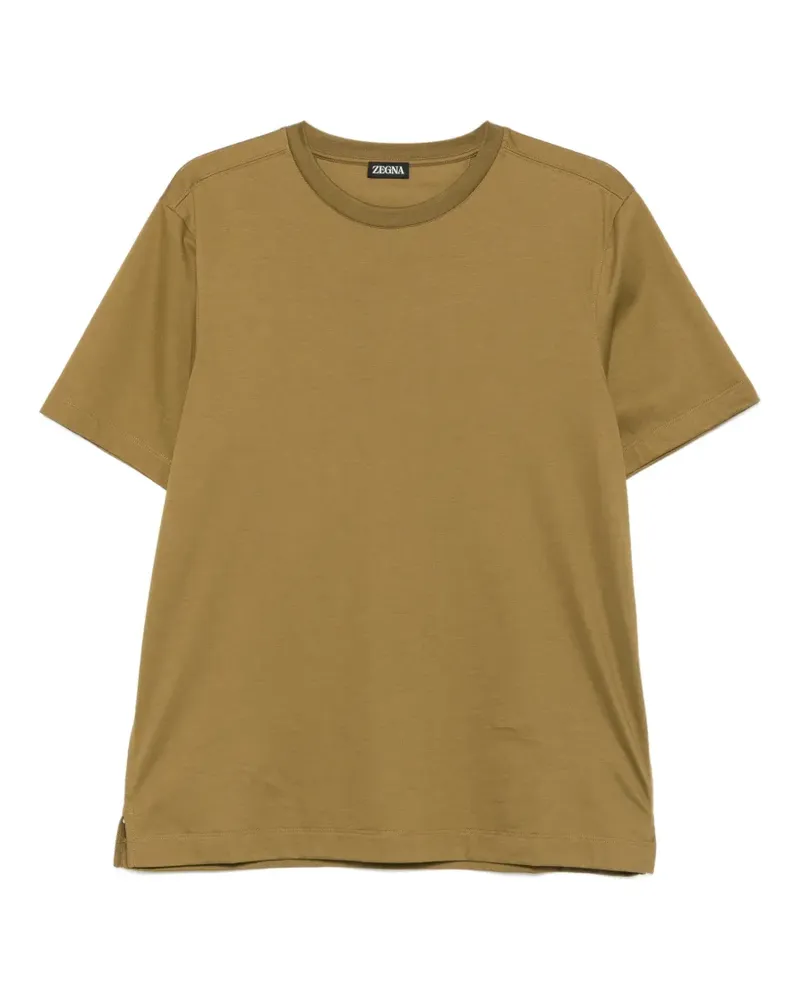 Ermenegildo Zegna round-neck short-sleeve T-shirt - Grün Grün