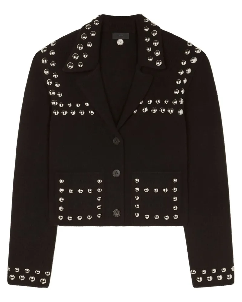 Alanui Jacke mit Nietendetail - Schwarz Schwarz