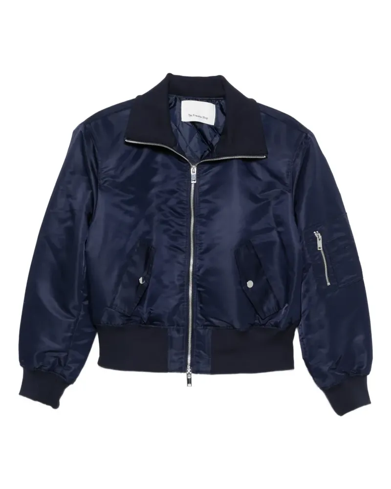 FRANKIE Shop Storm Bomberjacke mit Reißverschluss - Blau Blau