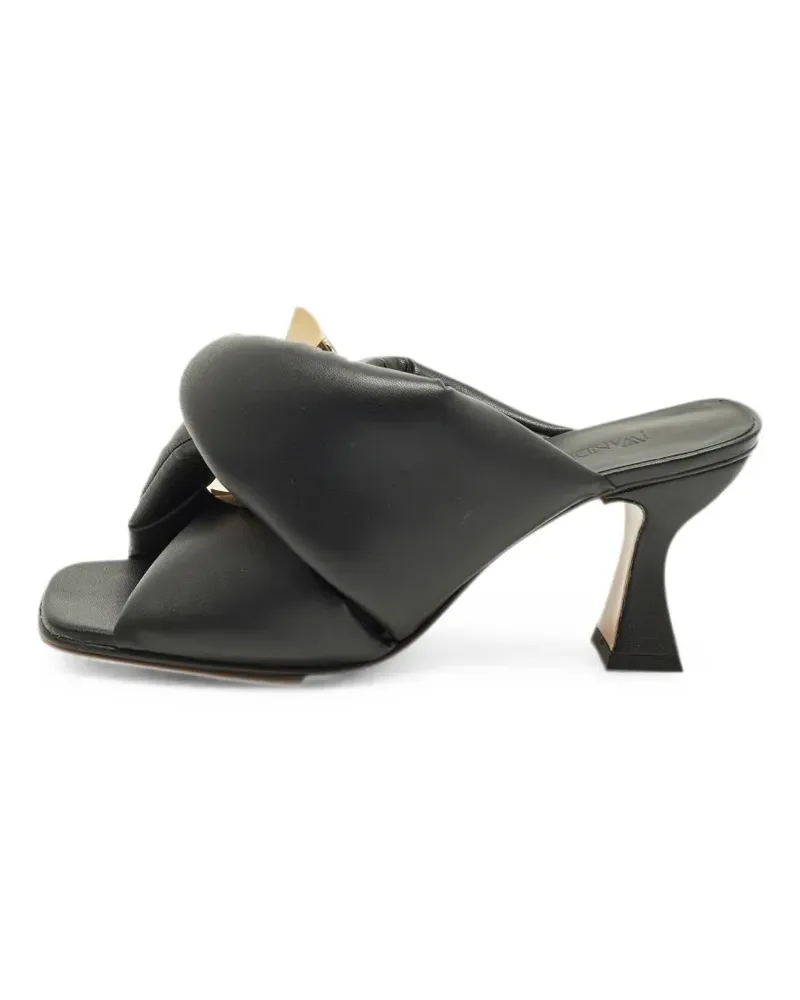 J.W.Anderson Chain Twist heeled sandals - Schwarz Schwarz