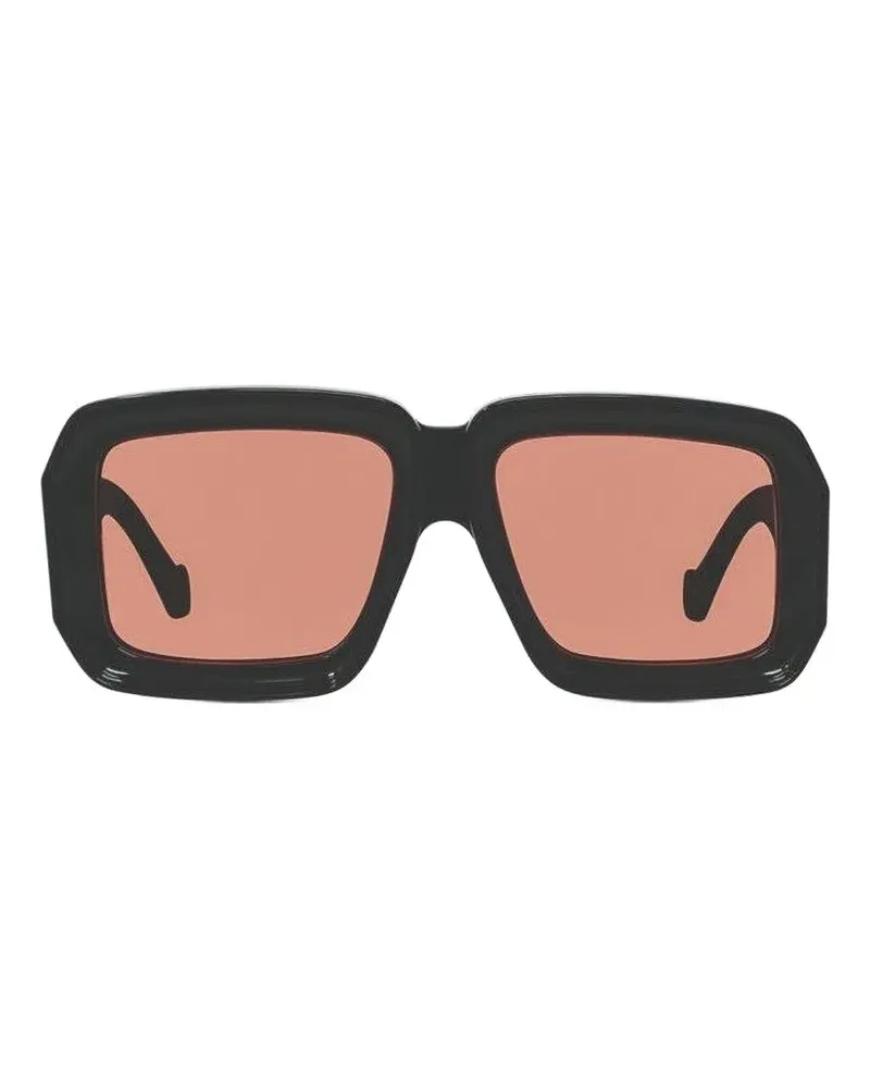 Loewe rectangle frame sunglasses - Schwarz Schwarz