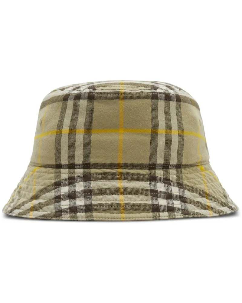 Burberry Fischerhut mit Vintage-Check - Grün Grün