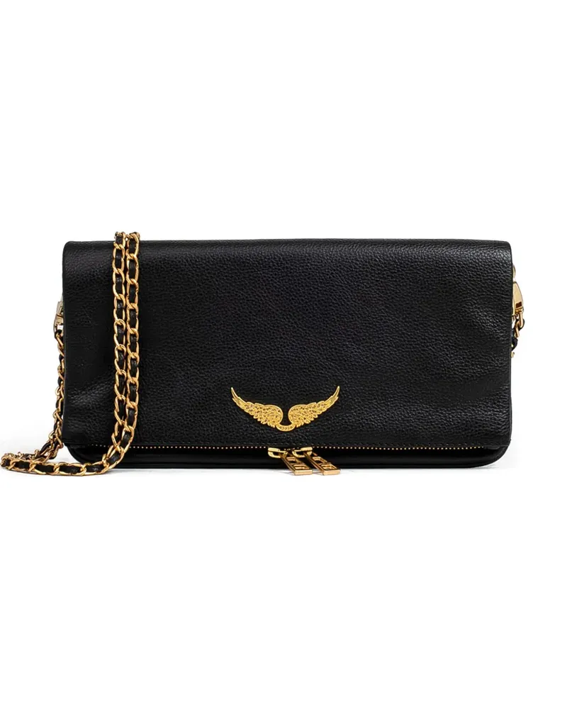 Zadig & Voltaire Wings Schultertasche - Schwarz Schwarz