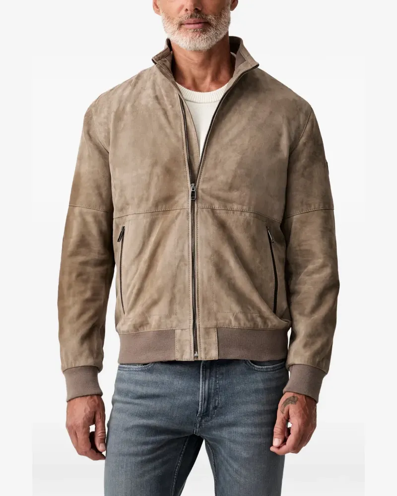 JOOP! Bomberjacke aus Ziegenwildleder - Nude Nude