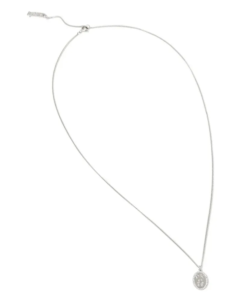 Aries zodiac necklace - Silber Silber