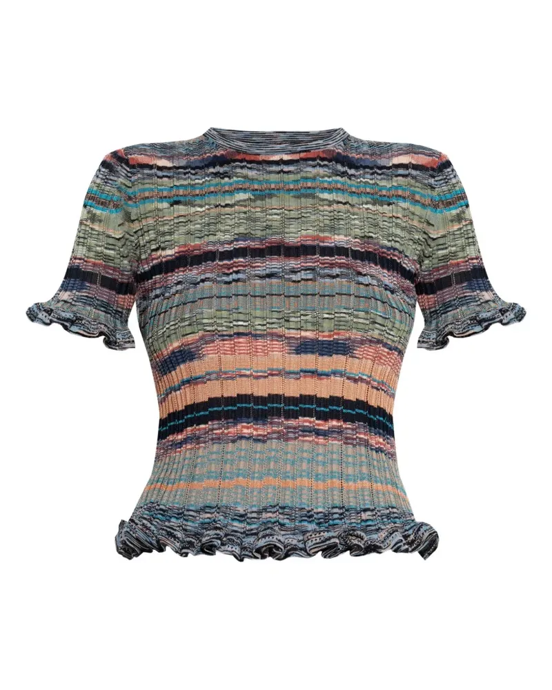Ulla Johnson Miya T-Shirt - Blau Blau